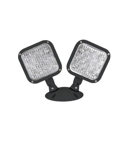 TCP LED Emergency Remote Head, Black, Double Head