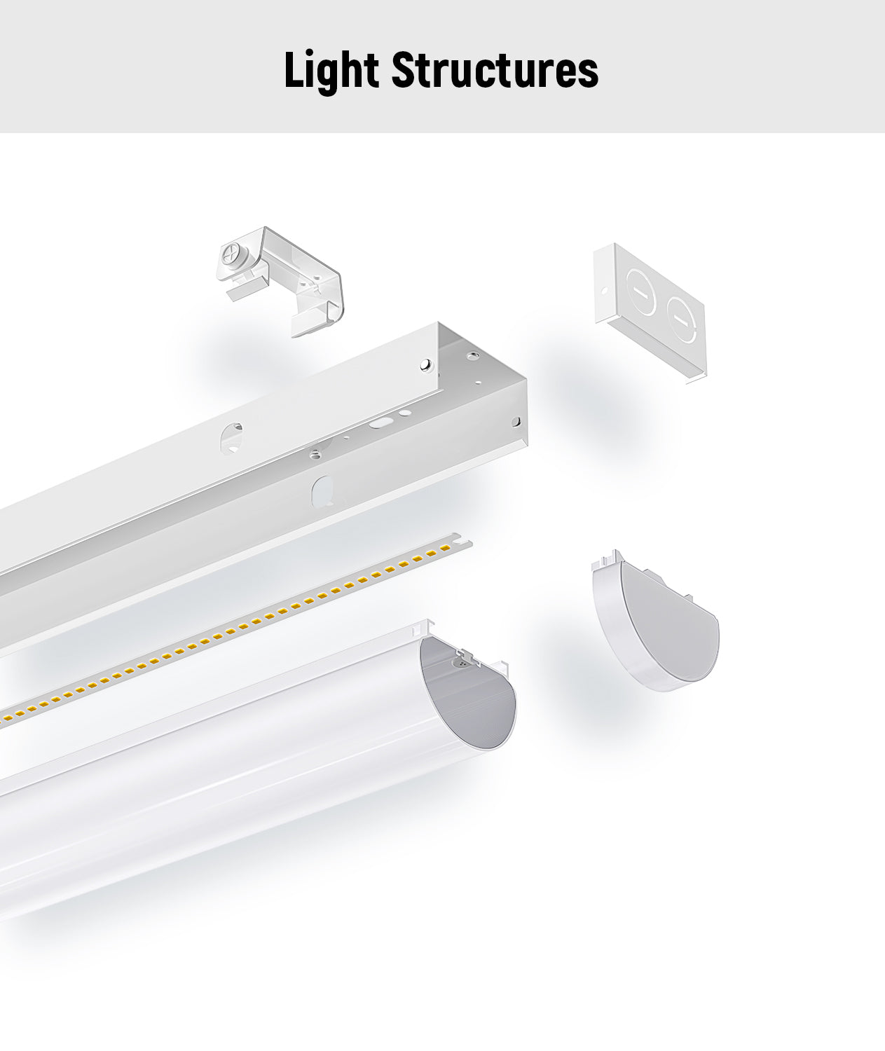 JEE 4ft LED Linear Strip ST02 20-45W