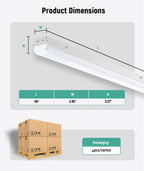 JEE 8ft LED Linear Strip ST02 70-90W with Sensor Base