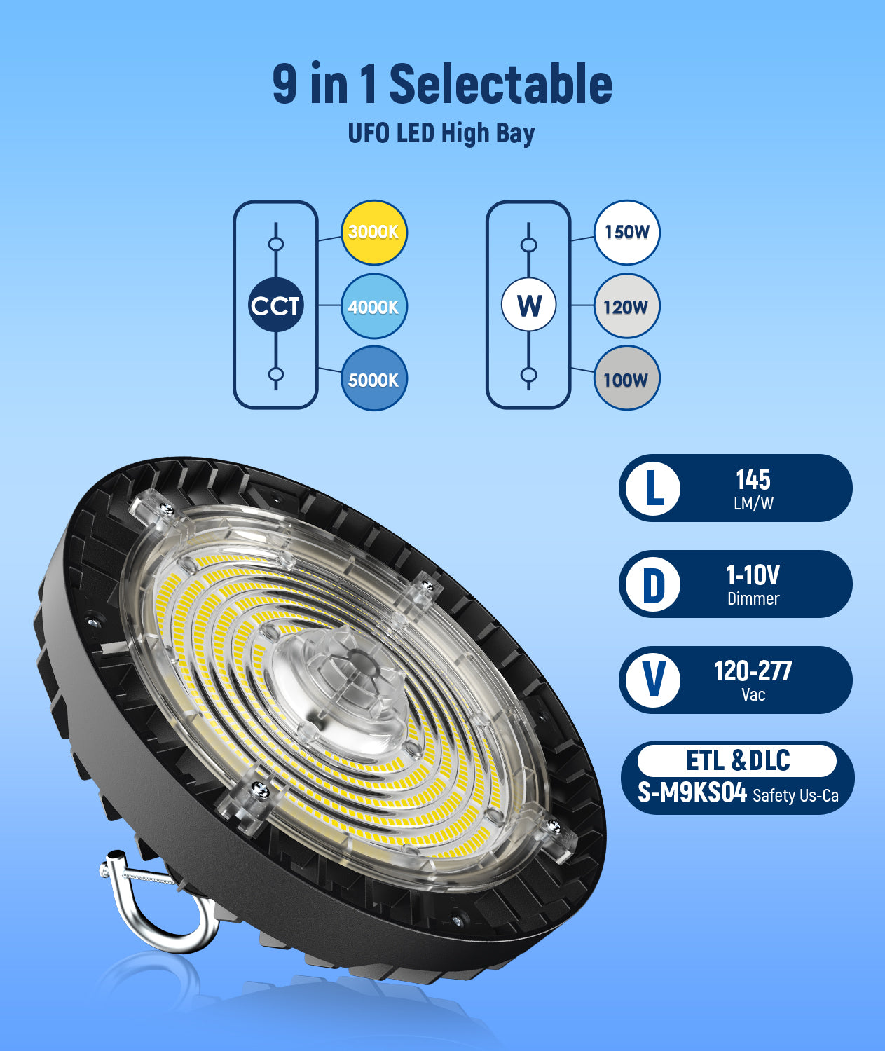JEE LED UFO High Bay 150-240W