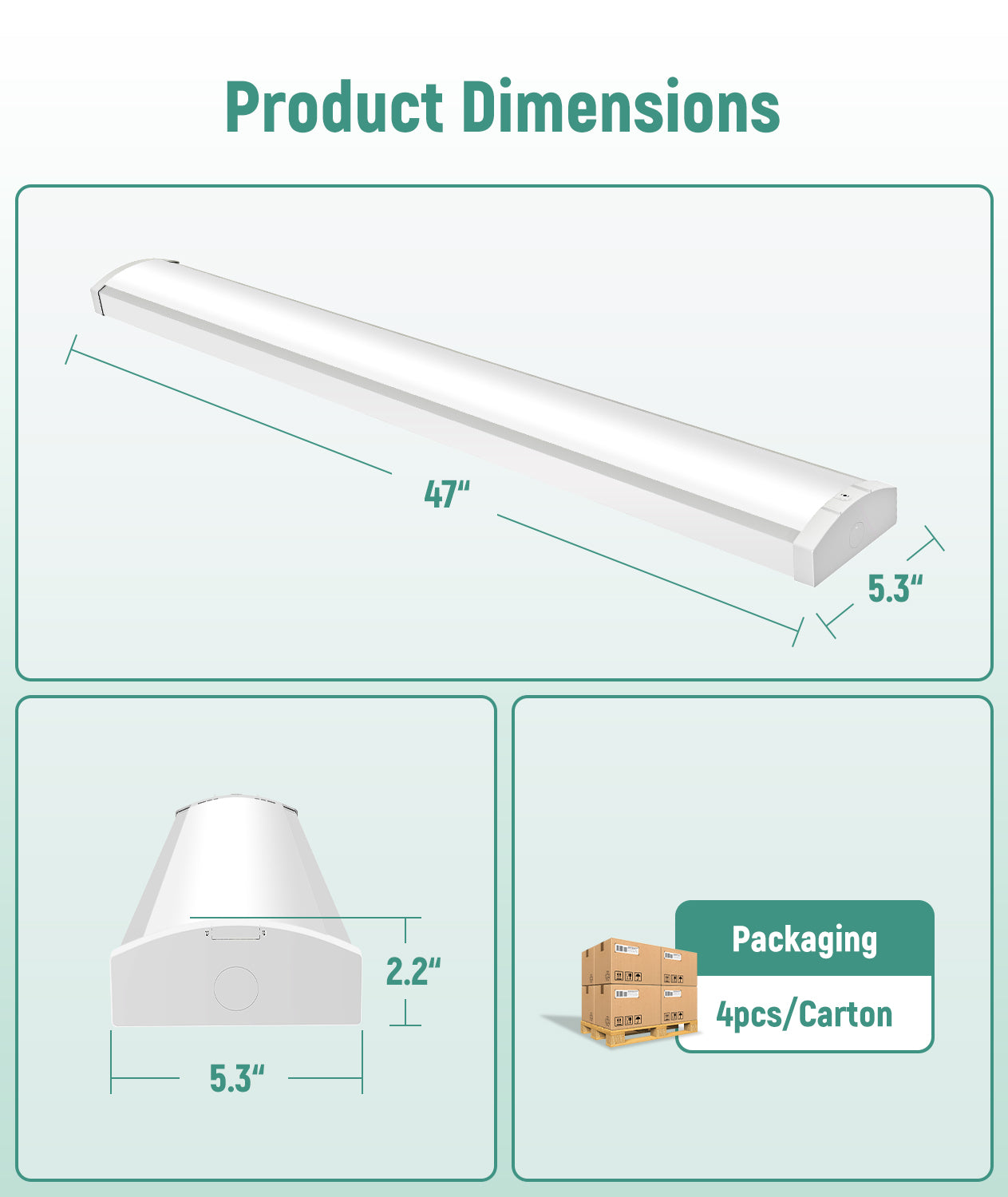 JEE 4ft LED Wraparound 20-40W