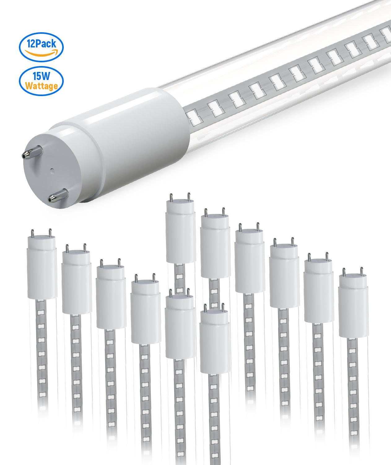 JEE 4ft T8 Glass LED Tube Type B 18W Clear