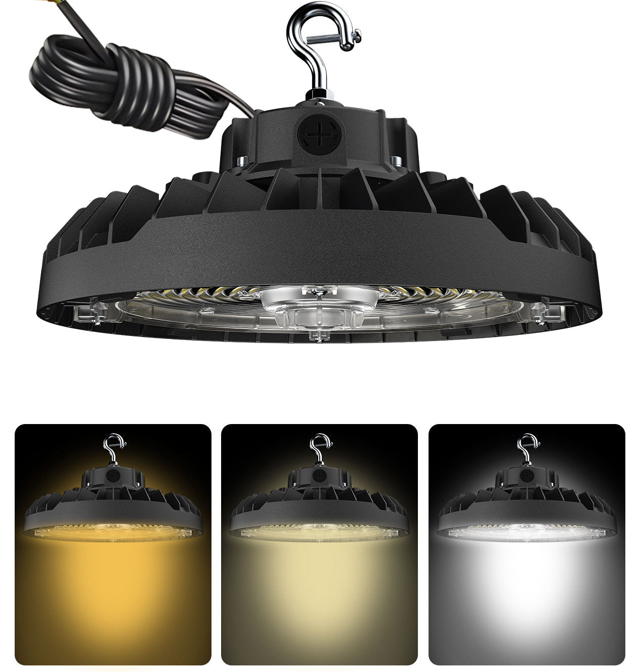 JEE LED UFO High Bay 150-240W 277-480V