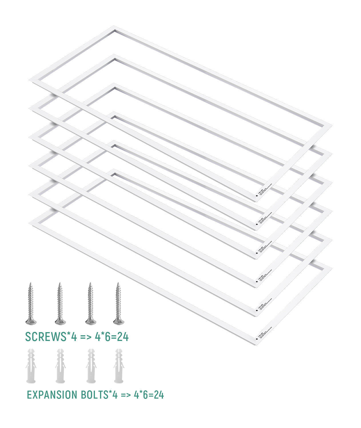 JEE 2x4 LED Frame Light 40-60W