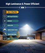 JEE AR09 LED Area Light 100-150W with Photocell Base