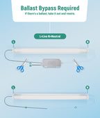 JEE 4ft T8 Glass LED Tube Type B 18W Milky