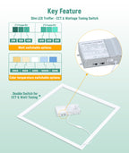 JEE 2x4 LED Frame Light 40-60W