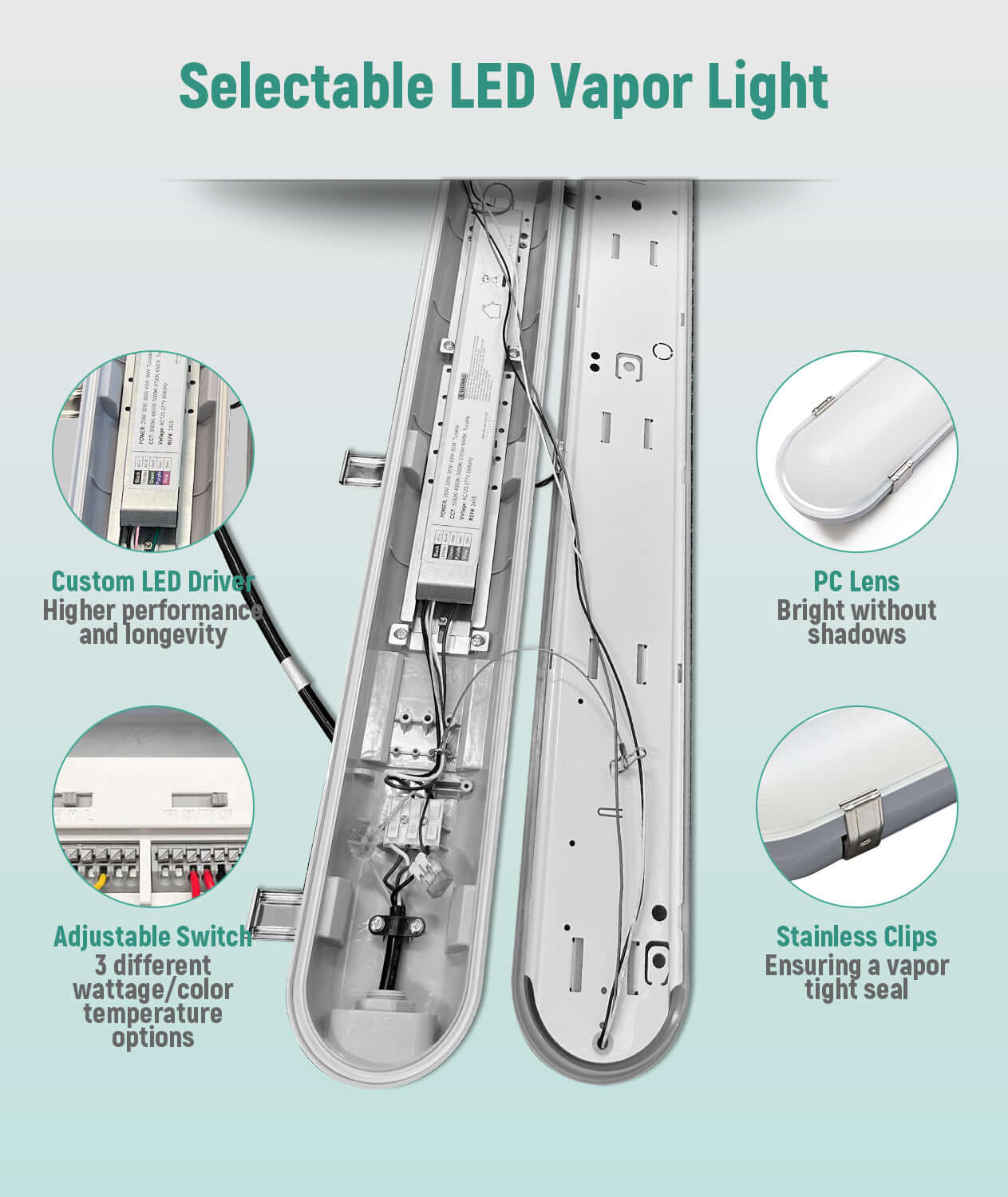 JEE 8ft Vapor tight