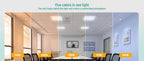 JEE 2x4 LED Center Basket 15-50W with Sensor Base