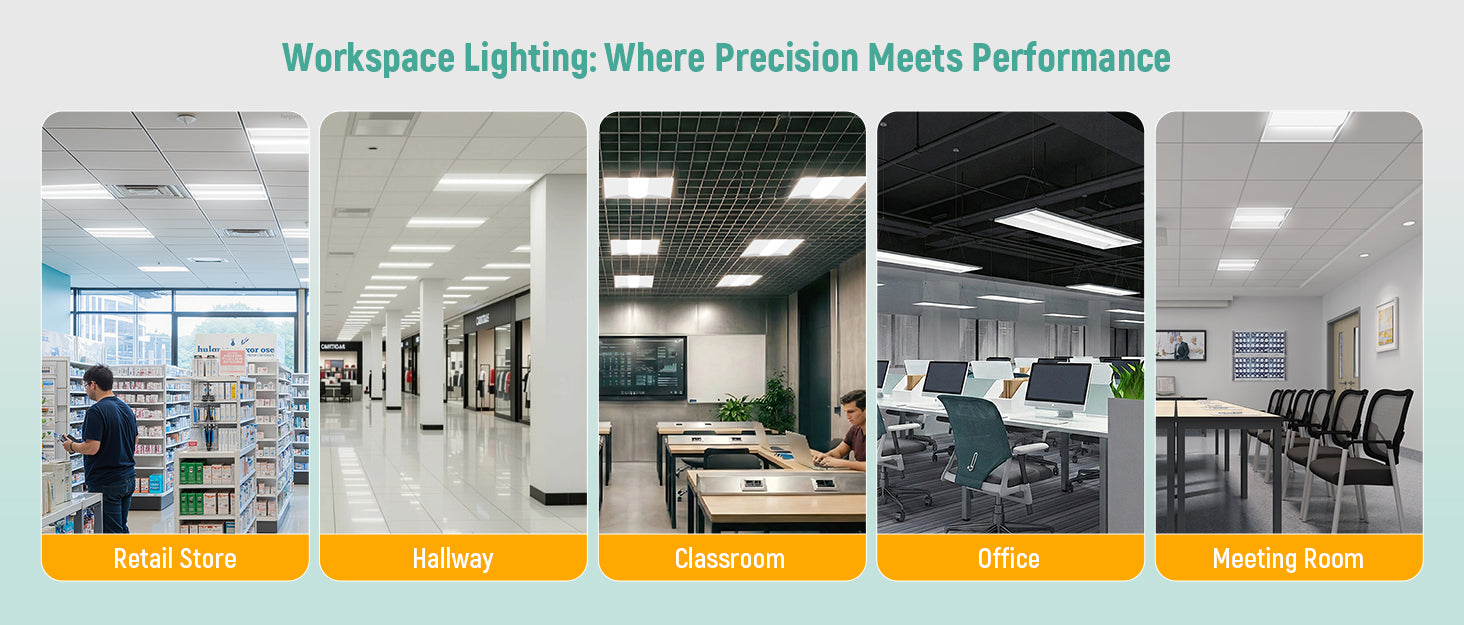 JEE 2x4 LED Center Basket 30-72W with Sensor Base