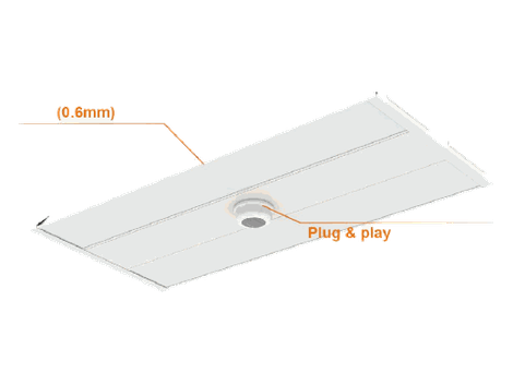 G6 Series 2ft 220W 160lm/W 35200lm With AUX Sensor Base