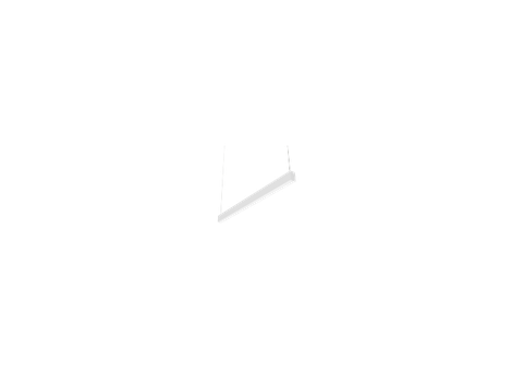 Gielight LF 4ft LED Linear Hanging Up/Down 40-50W, White, Sensor Base + 8W Emergency Driver