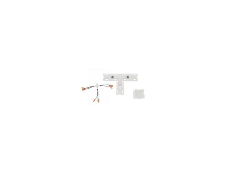 Up/Down Connector Plate, T Type, White