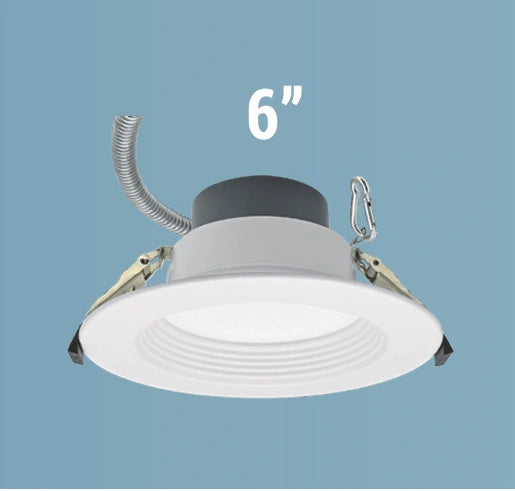 Commercial Downligh 6Inch White SUG6 120-277V 22W 100lm/W 1200lm CRI90 0-10V dim - product view