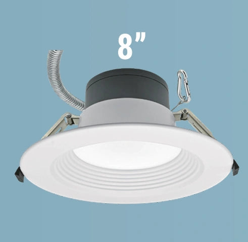 Commercial Downligh 8Inch White SUG6 120-277V 30W 100lm/W 1200lm CRI90 0-10V dim - product view