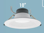 Commercial Downligh 10Inch White SUG6 120-277V 38W 100lm/W 1200lm CRI90 0-10V dim - product view