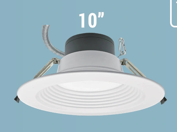 Commercial Downligh 10Inch White SUG6 120-277V 38W 100lm/W 1200lm CRI90 0-10V dim - product view