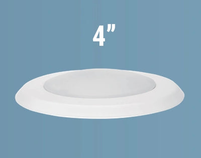 Disk light 4Inch White SUG1 120V 10W 100lm/W 1000lm CRI90 Triac dim