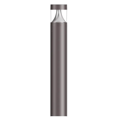 Bollard Light Pole 24 Inch Bronze Finish