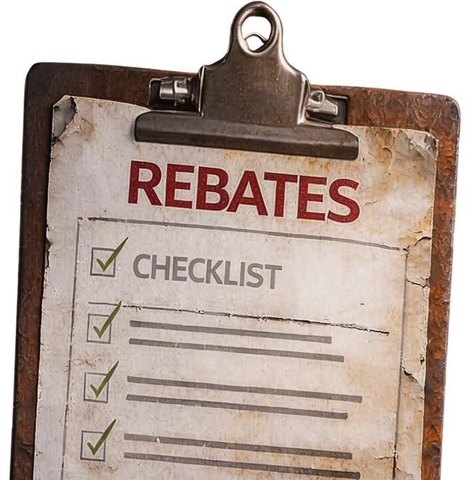 Rebates Checklist
