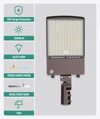 JEE AR09 LED Area Light 300-500W with Photocell Base