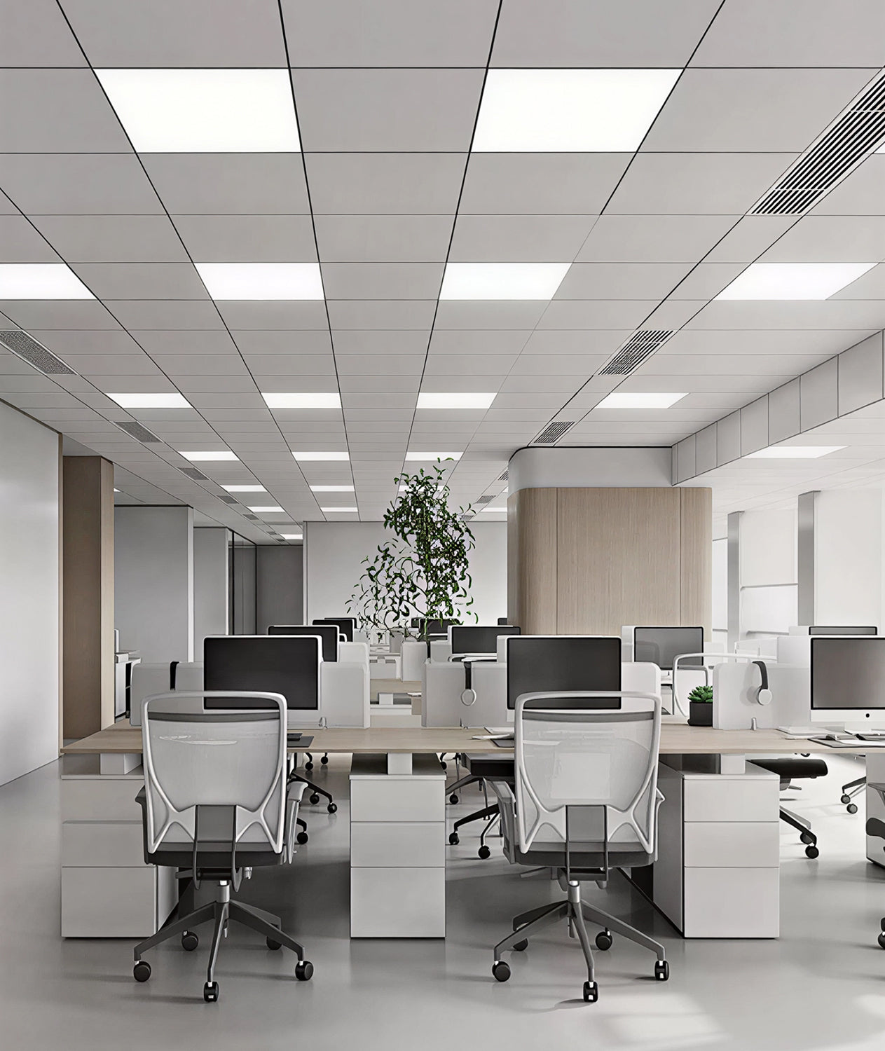 JEE 2x4 LED Panel 30-72W with Sensor Base